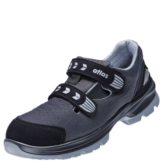 ATLAS | HERREN ERGO-MED 1605 ESD BLUELINE S1P SICHERHEITSSCHUH - ANTHRAZIT | BLACK