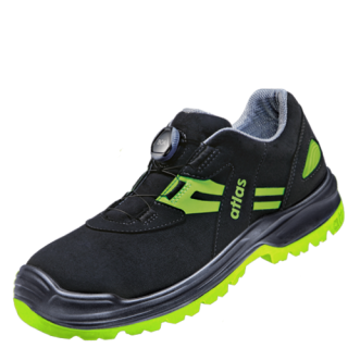 ATLAS | HERREN FLASH 5255 XP BOA ESD S3 SICHERHEITSSCHUH - BLACK | NEON-YELLOW