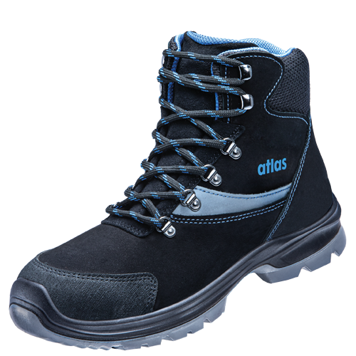 ATLAS | HERREN ERGO-MED 735 XP BLUELINE S3 SICHERHEITSSCHUH - BLACK | ROYAL BLUE