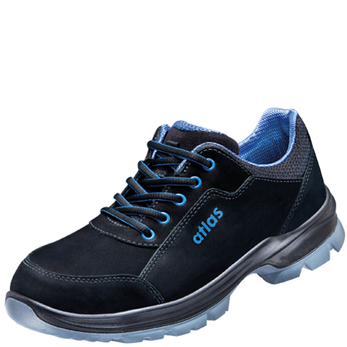 ATLAS | HERREN ALU-TEC 625 XP ESD S3 SICHERHEITSSCHUH - BLACK | ROYAL BLUE
