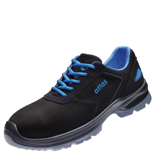 ATLAS | HERREN ERGO-MED 645 XP BLUELINE S3 SICHERHEITSSCHUH - BLACK | ROYAL BLUE