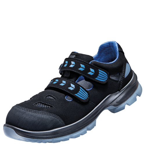 ATLAS | HERREN BS 46 ESD O1 BERUFSSCHUH - BLACK | ROYAL BLUE