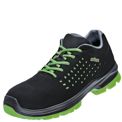 ATLAS | HERREN SL 205 XP ESD S1P SICHERHEITSSCHUH - BLACK | NEON-GREEN