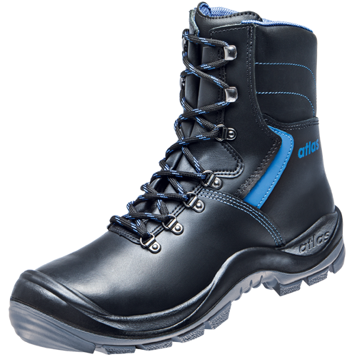 ATLAS | HERREN ERGO-MED 846 XP ESD BLUELINE S3 SICHERHEITSSCHUH - BLACK | ROYAL BLUE