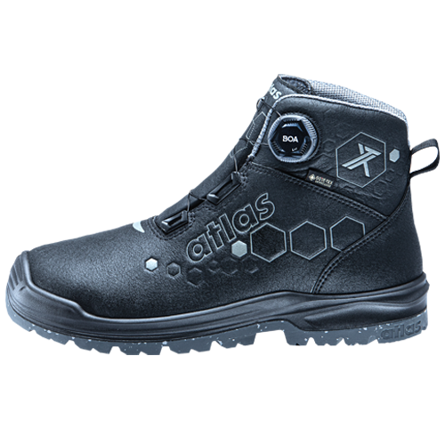 ATLAS | HERREN XT 550 BOA GTX S3 SICHERHEITSSCHUH - BLACK | ANTHRAZIT
