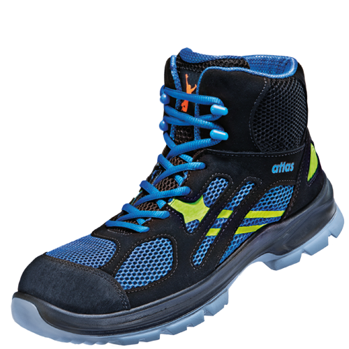 ATLAS | HERREN FLASH 8205 XP ESD S1P SICHERHEITSSCHUH - ROYAL BLUE | BLACK | NEON-YELLOW