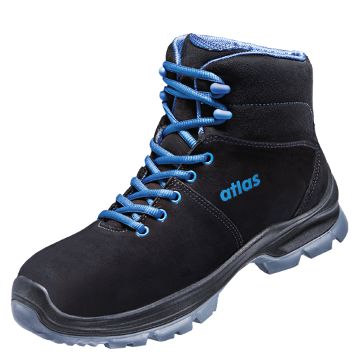 ATLAS | DAMEN GX 805 XP S3 SICHERHEITSSCHUH - BLACK | ROYAL BLUE