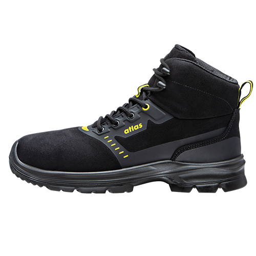 ATLAS | HERREN FORCE MID S3 SICHERHEITSSCHUH - BLACK