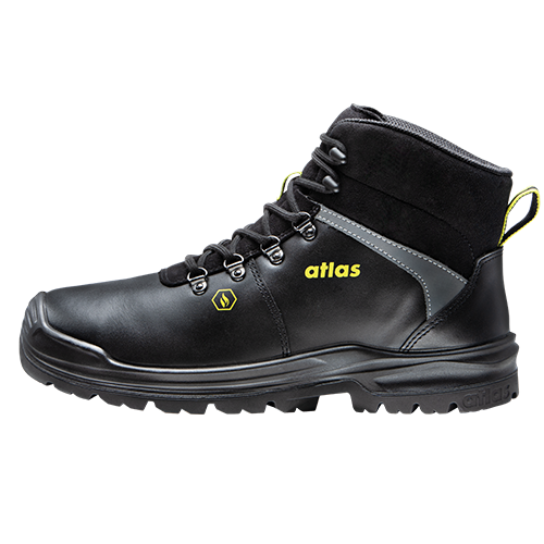 ATLAS | HERREN TITAN MID S3 SICHERHEITSSCHUH - BLACK