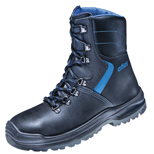 ATLAS | HERREN XR 845 XP THERMO S3 SICHERHEITSSCHUH - BLACK | ROYAL BLUE