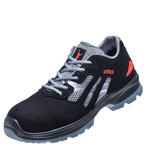 ATLAS | HERREN ERGO-MED 2000 S1 SICHERHEITSSCHUH - BLACK | GREY
