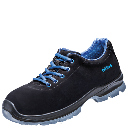 ATLAS | HERREN SL 605 XP ESD S3 SICHERHEITSSCHUH - BLACK | ROYAL BLUE